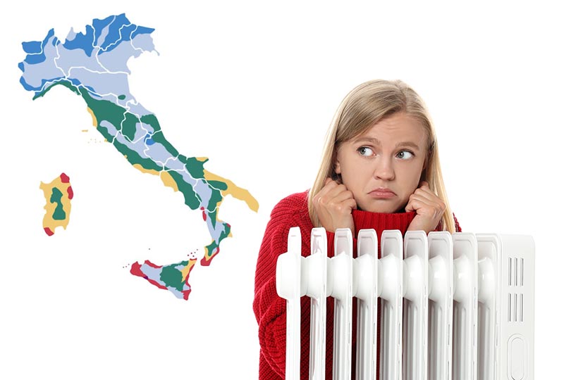 orari riscaldamento 2022 zone climatiche