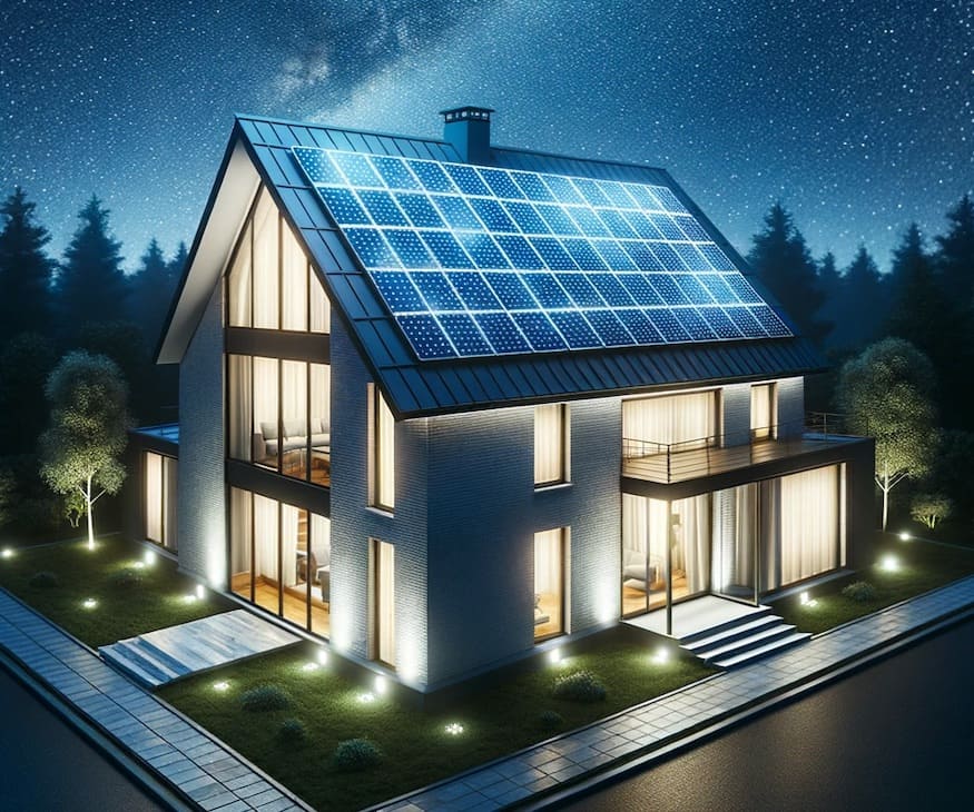 I pannelli fotovoltaici funzionano anche di notte