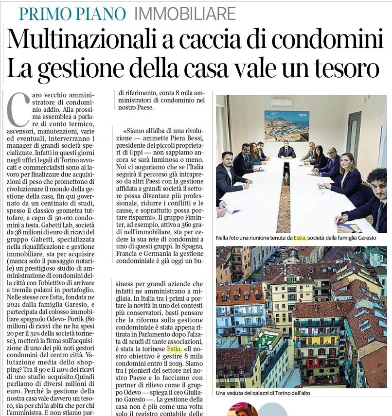 articolo estia corriere della sera